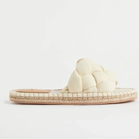 H&M Espadrille-Style Braided slides shoe - Picture 7 of 8